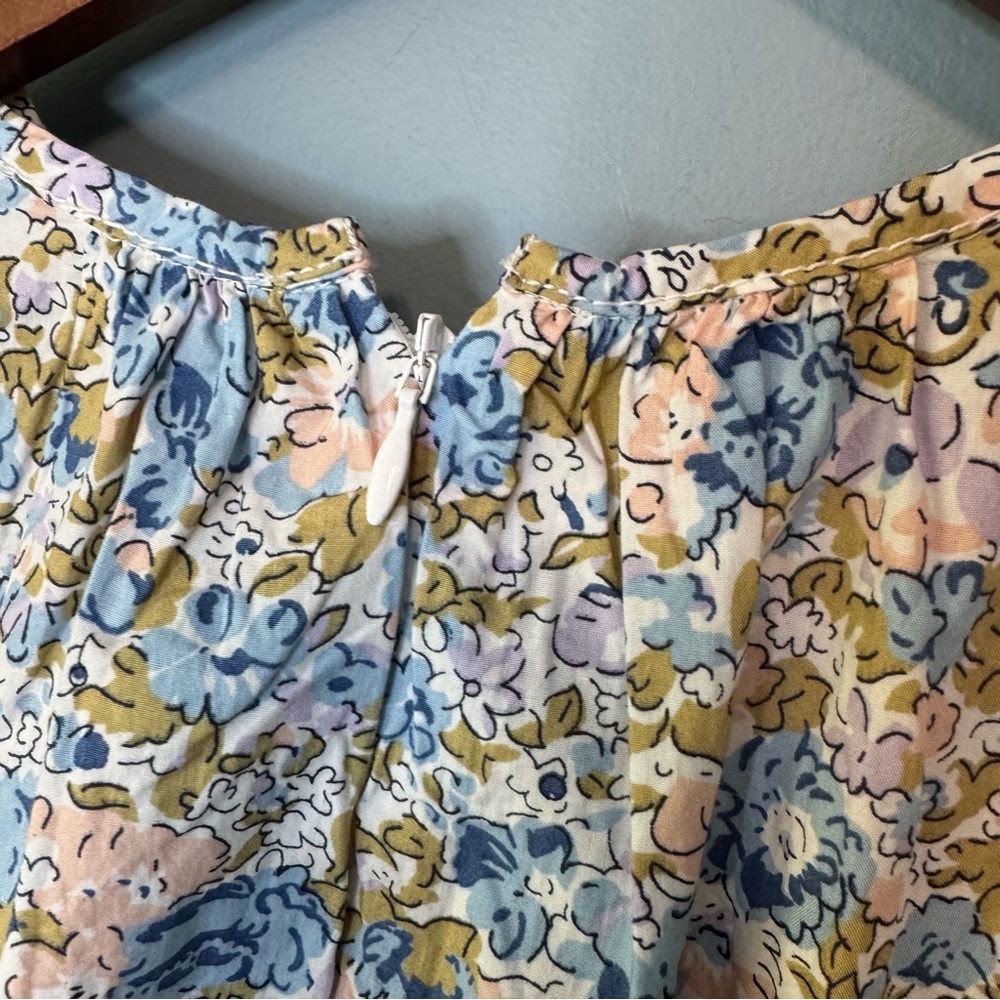 ByTiMo Blossom Floral 100% Cotton Poplin Mini Dress. Fit Flare. NWT. Medium - Picture 11 of 14